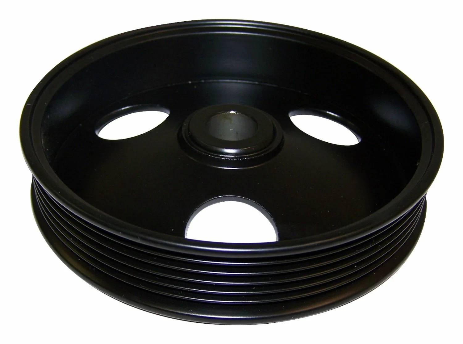 Crown Automotive - Metal Black Power Steering Pump Pulley - 53010085